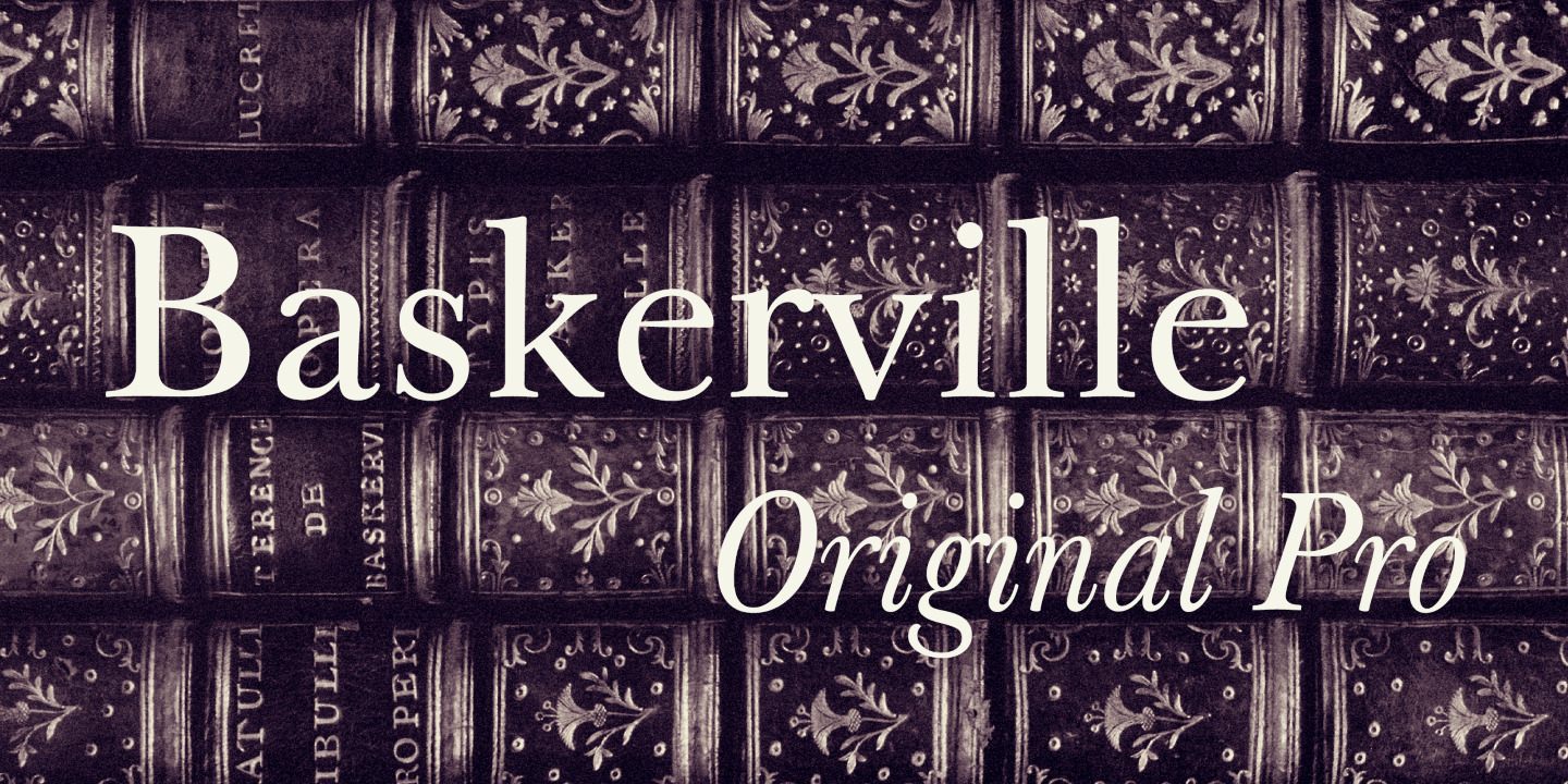Beispiel einer Baskerville Original Pro-Schriftart #1